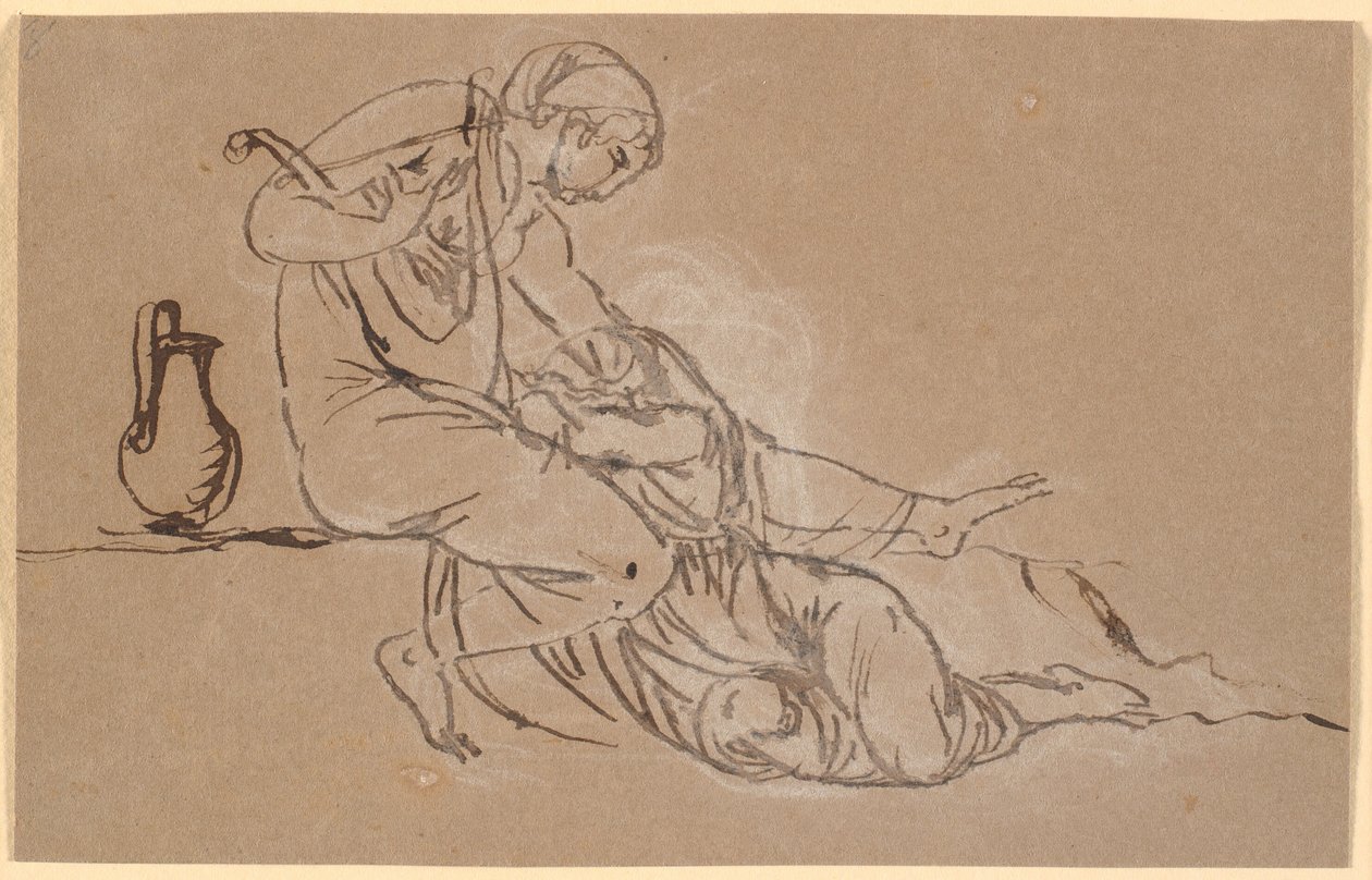Sappho og Mytilenerinden af Nicolai Abildgaard