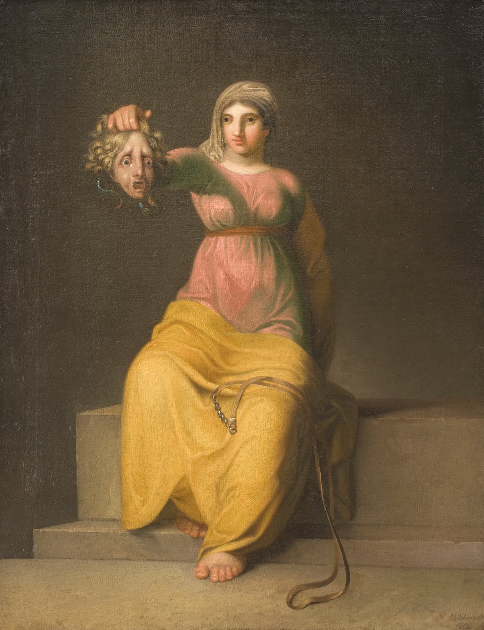Teologi. Allegorisk figur af Nicolai Abildgaard