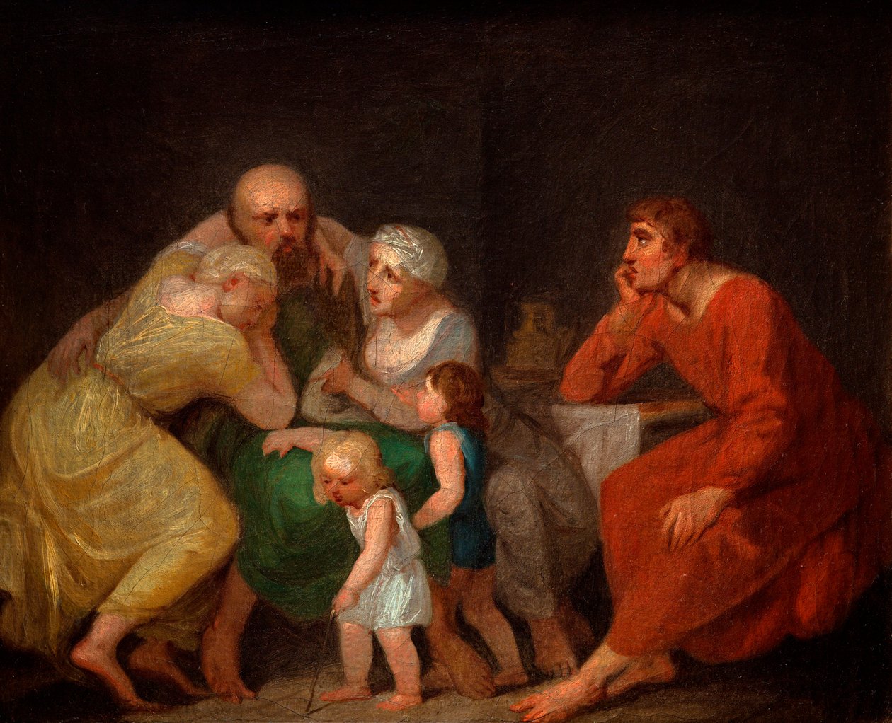 En afskedsscene. af Nicolai Abraham Abildgaard
