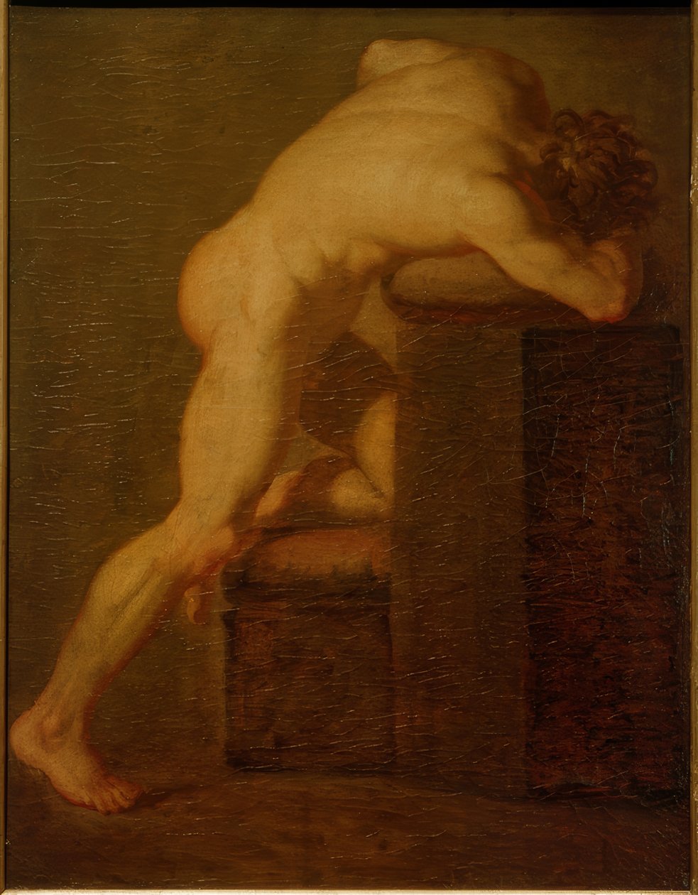 Mand nøgen af Nicolai Abraham Abildgaard
