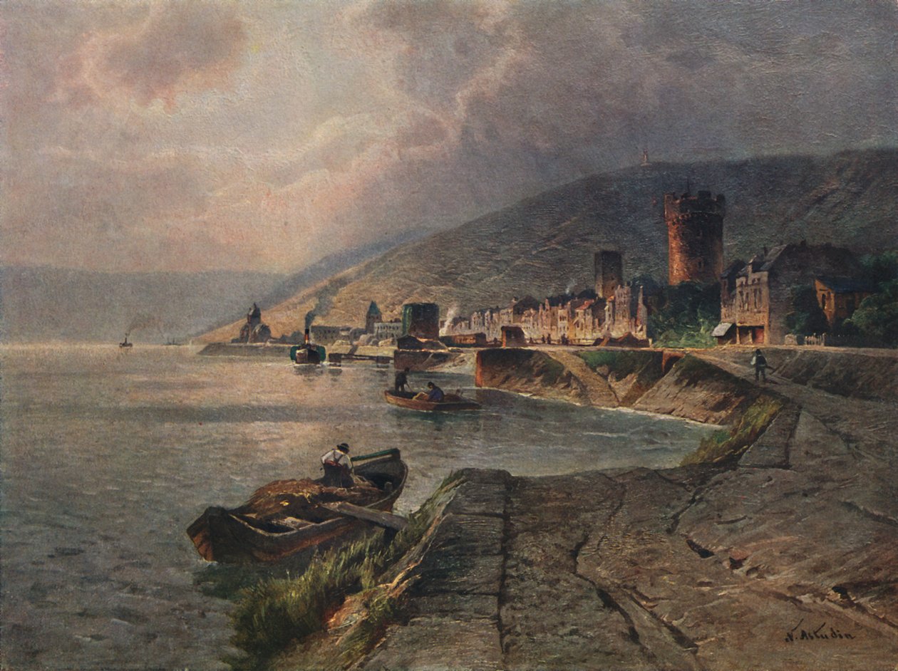 Rudesheim, 1923. af Nicolai Astudin