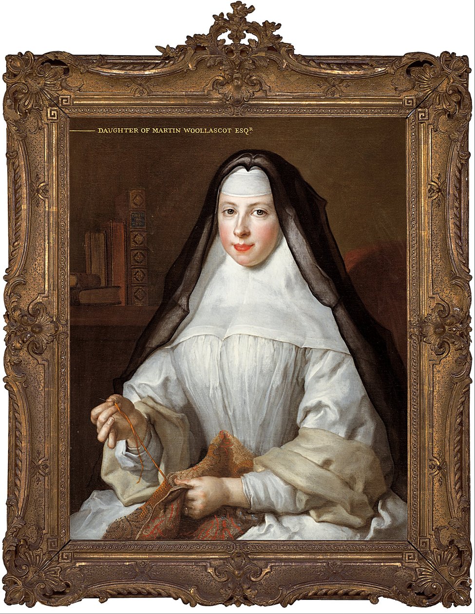 Frances Woollascott, en augustinsk nonne af Nicolas de Largillière