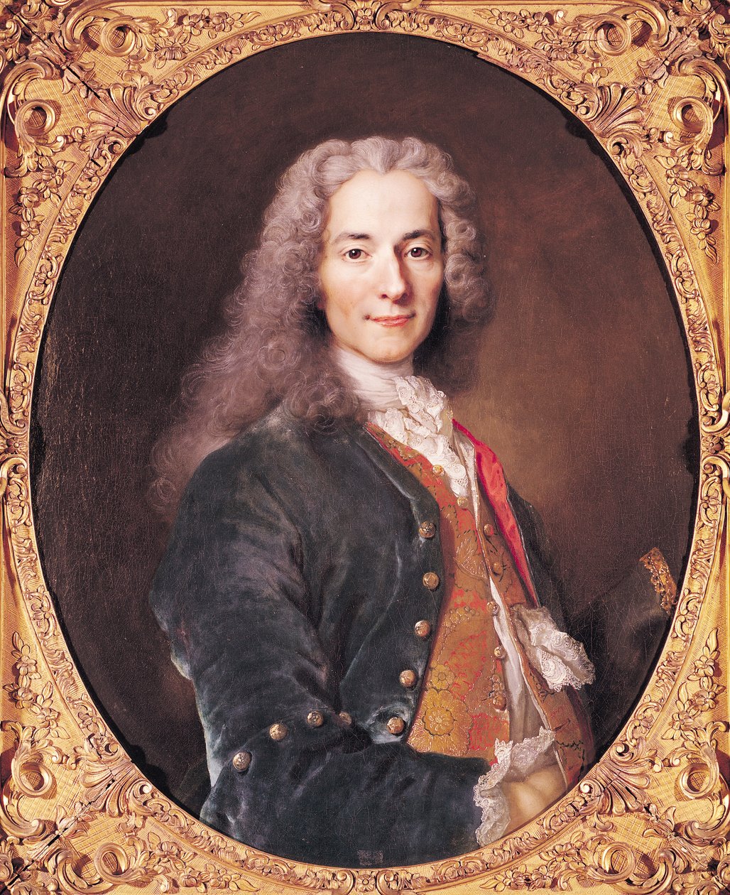 Portræt af Voltaire (1694-1778) i en alder af 23, 1728 af Nicolas de Largillière