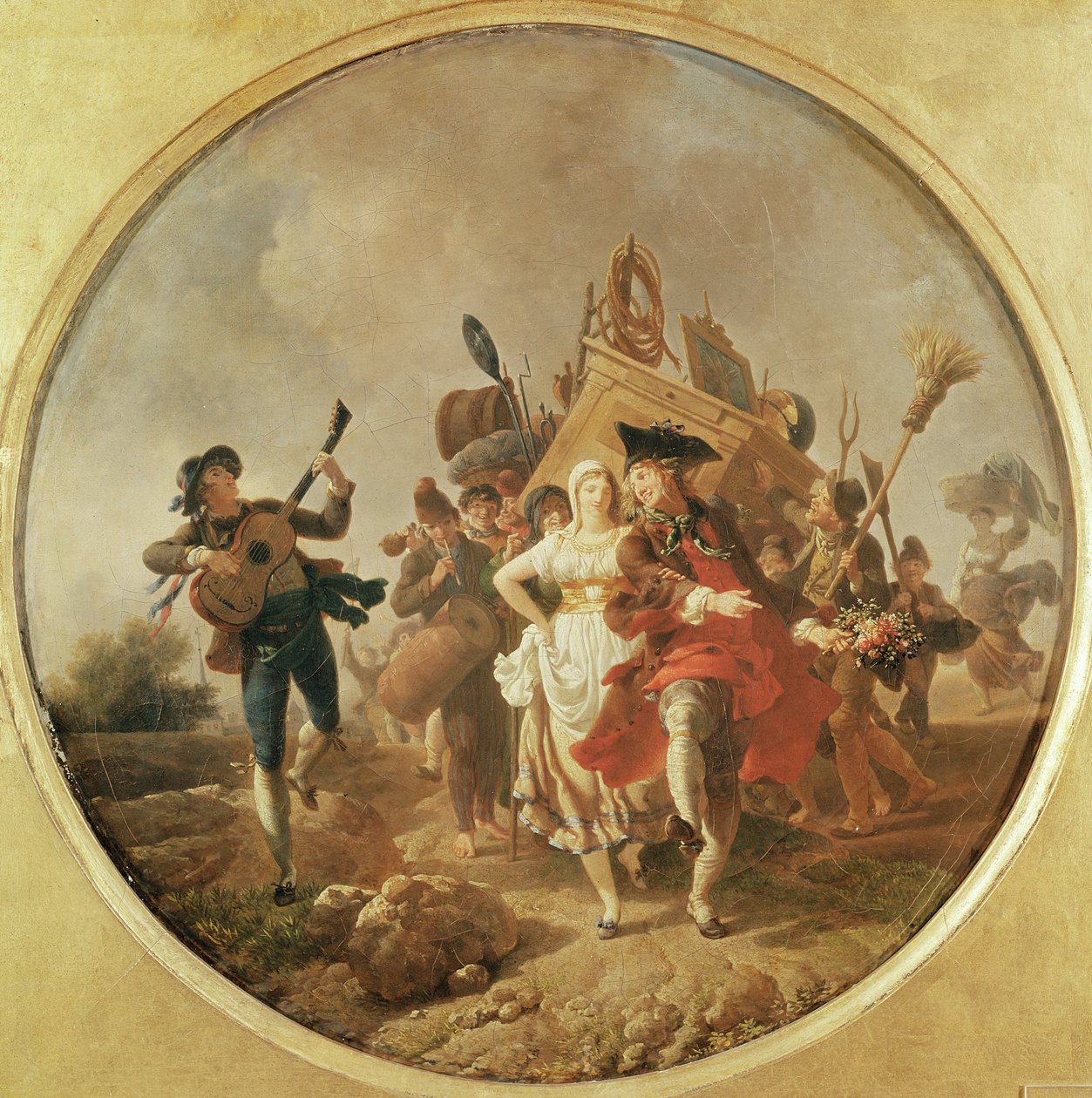 Tilbage fra brylluppet af Nicolas Antoine Taunay