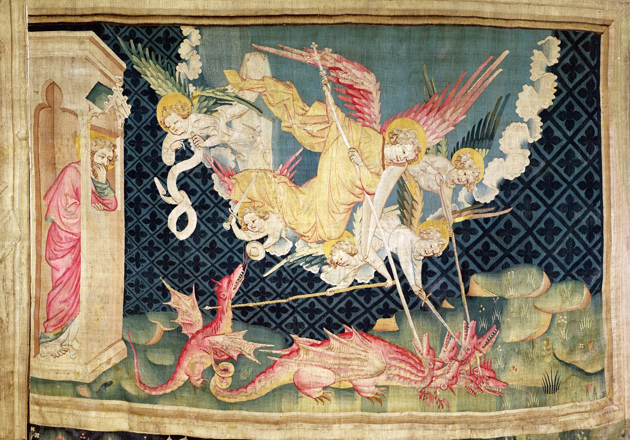 St. Michael og hans engle kæmper mod dragen, nr.36 fra 
