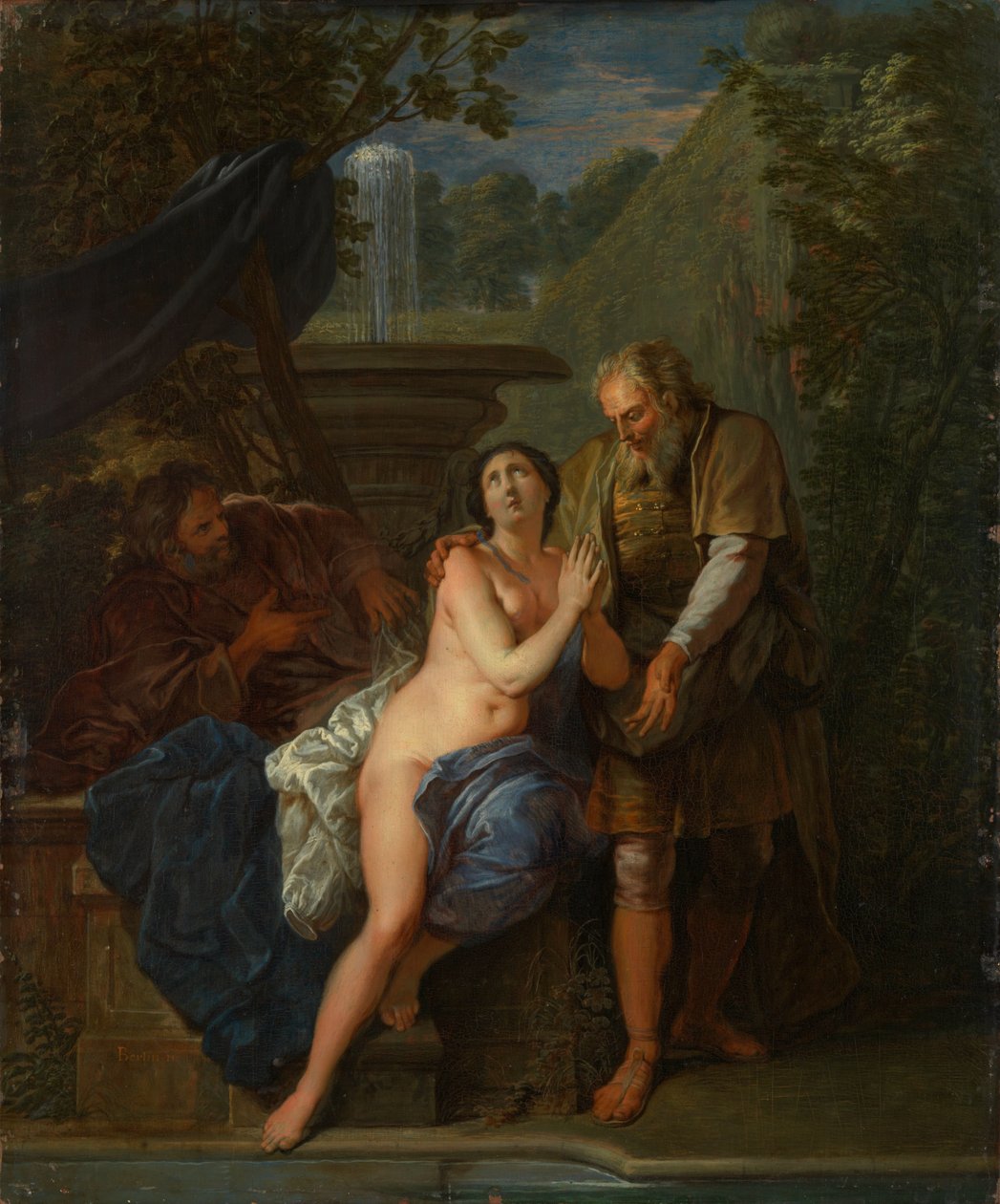 Susanna og de ældste af Nicolas Bertin