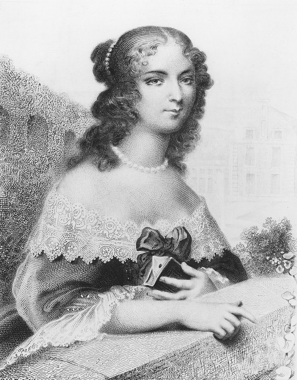 Marguerite Jeanne Cordier de Launay, baronesse Staal af Nicolas Francois Regnault