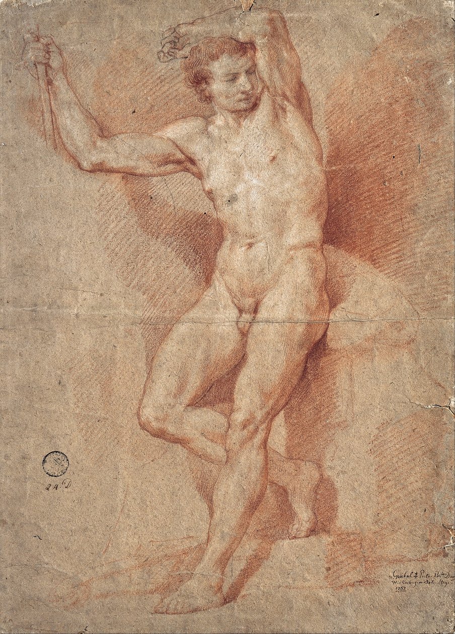 Stående Mand nøgen af Nicolas Guibal