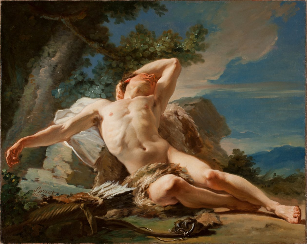 Sovende Endymion, 1756 af Nicolas Guy Brenet