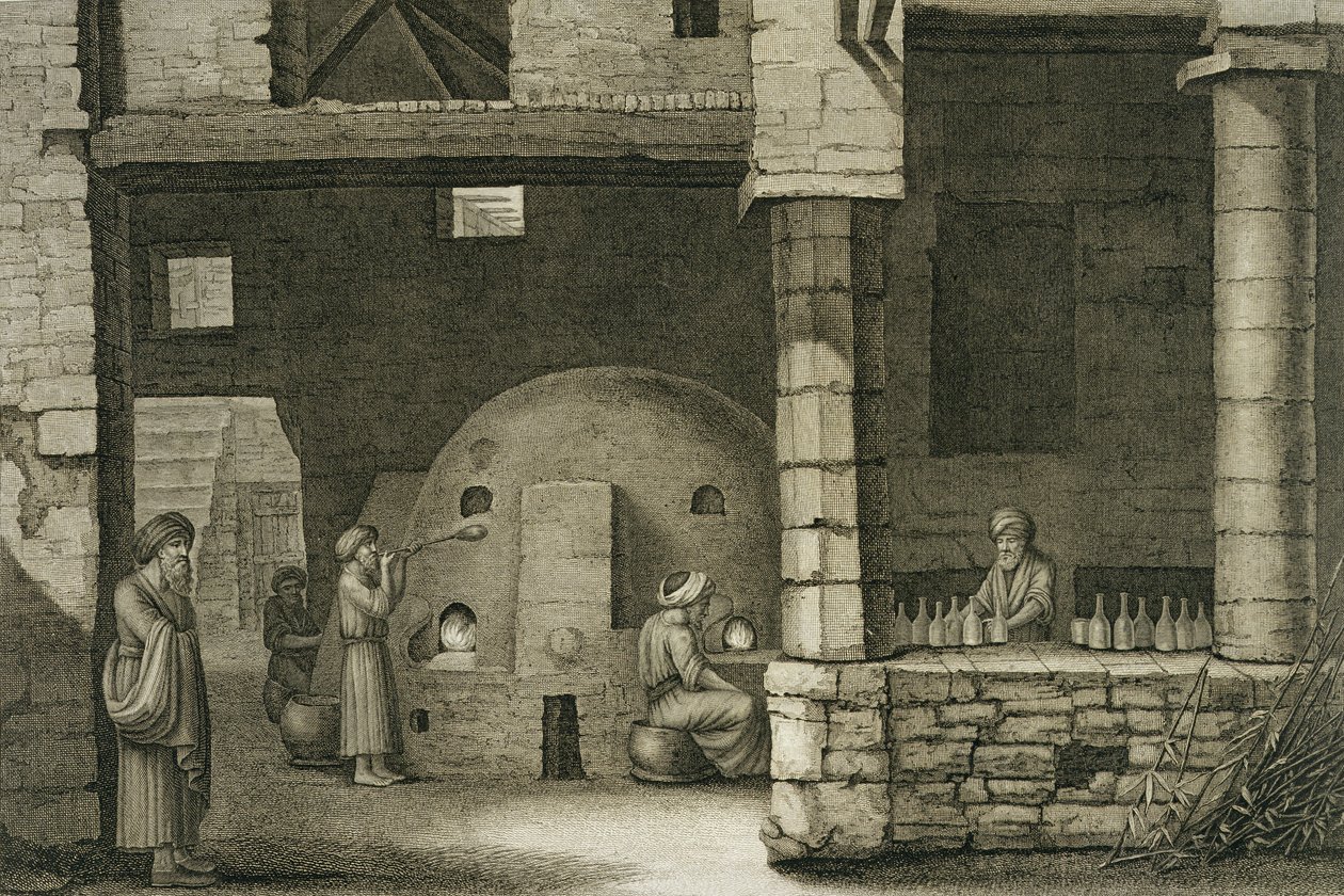 The Glass Bottle Maker, fra bind II Arts and Trades af 
