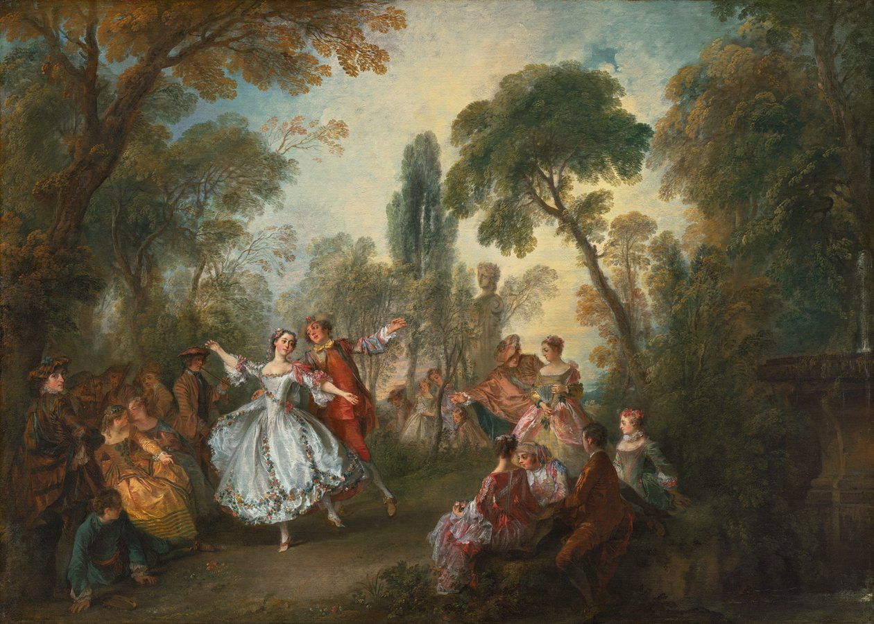 La Camargo Dancing, ca. 1730 af Nicolas Lancret
