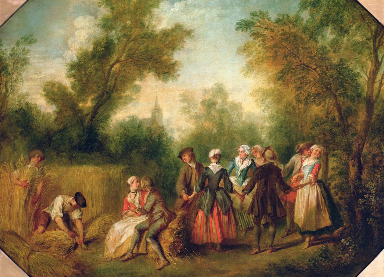 Sommer eller dans, 1738 af Nicolas Lancret