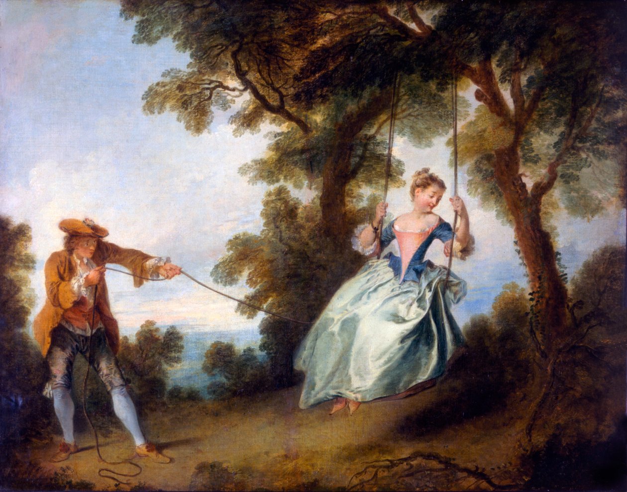 Gyngen, 1730 af Nicolas Lancret