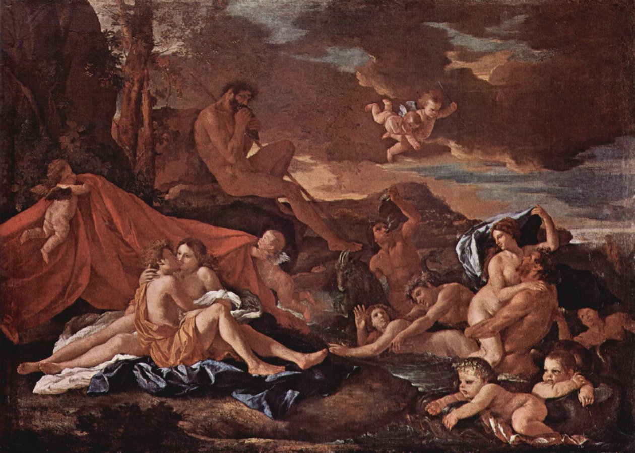 Akis og Galathea af Nicolas Poussin
