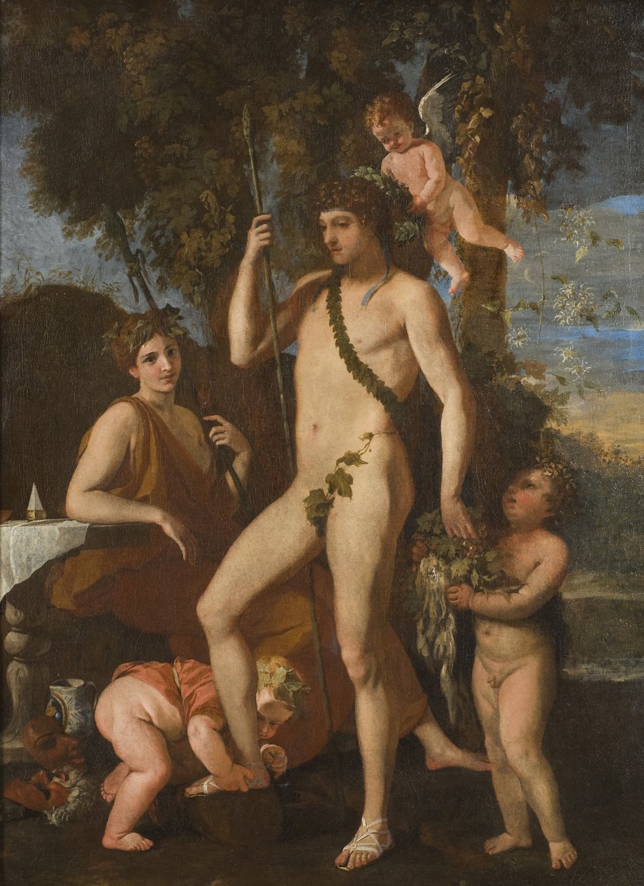 Bacchus-Apollo, 1620-25 af Nicolas Poussin