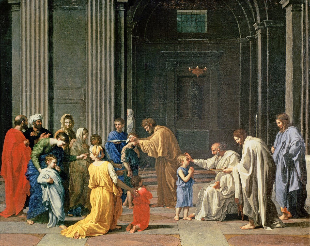 Konfirmation, ca.1638 af Nicolas Poussin