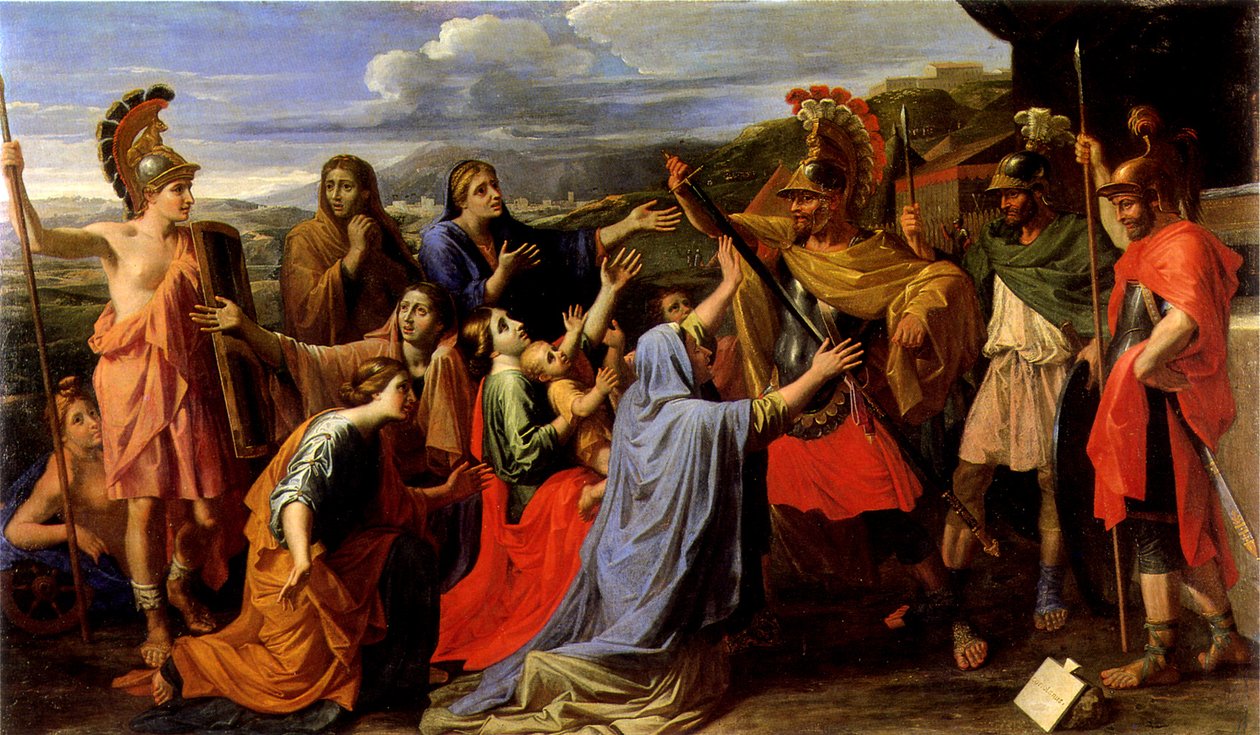 Coriolan les Andelys af Nicolas Poussin