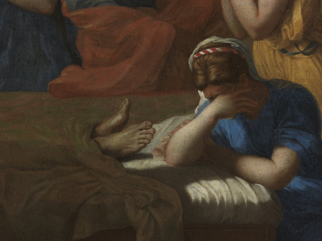 Extreme Unction, fra de syv sakramenter, 1638-40 af Nicolas Poussin