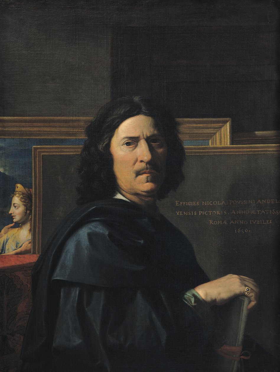 Portræt af kunstneren, 1650 af Nicolas Poussin
