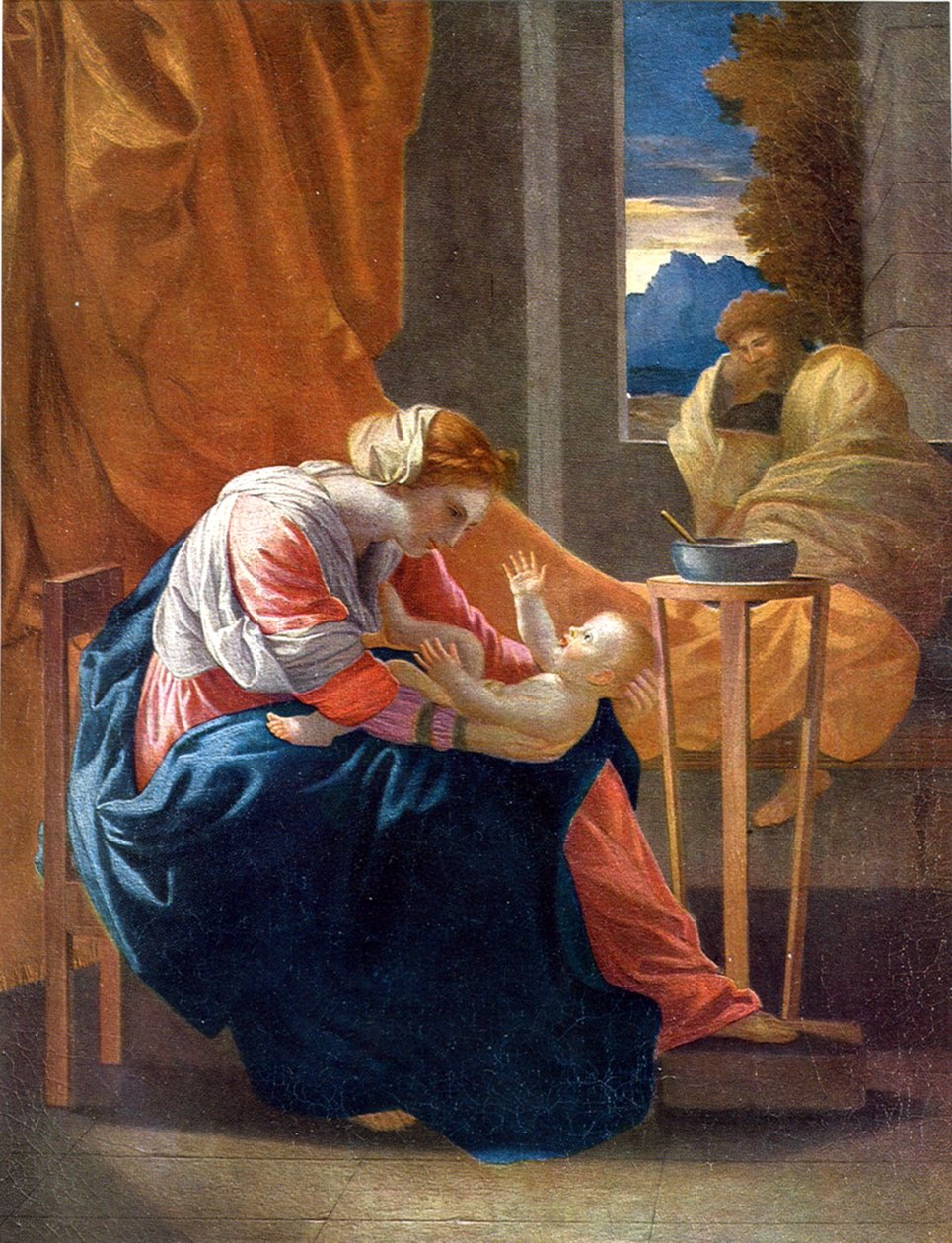Hellig familie af Nicolas Poussin