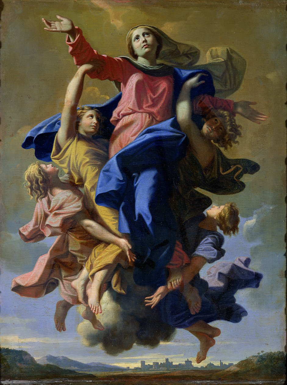Jomfruens himmelfart, 1649-50 af Nicolas Poussin