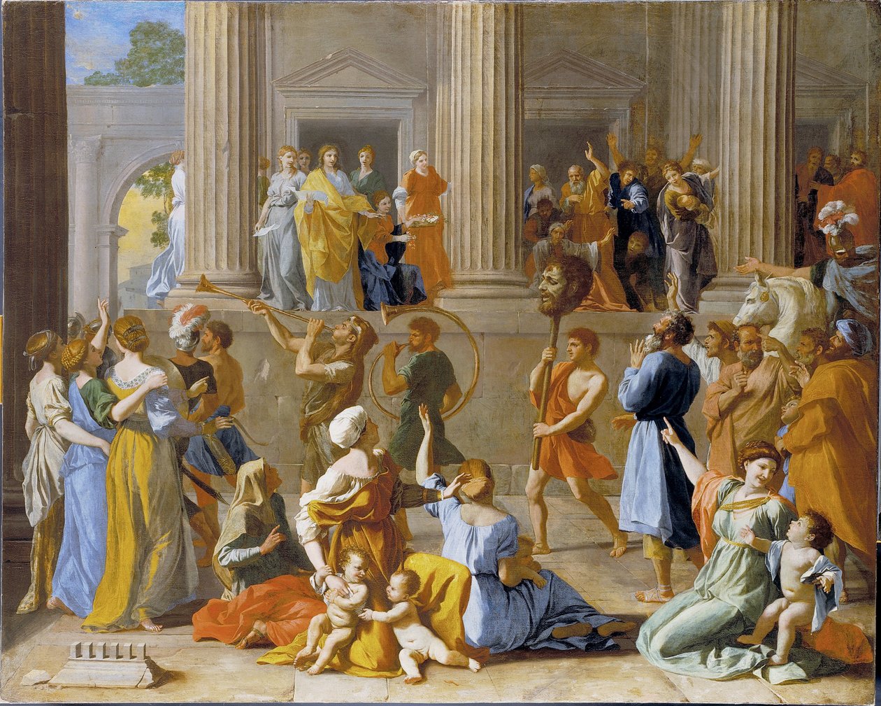 Davids triumf af Nicolas Poussin