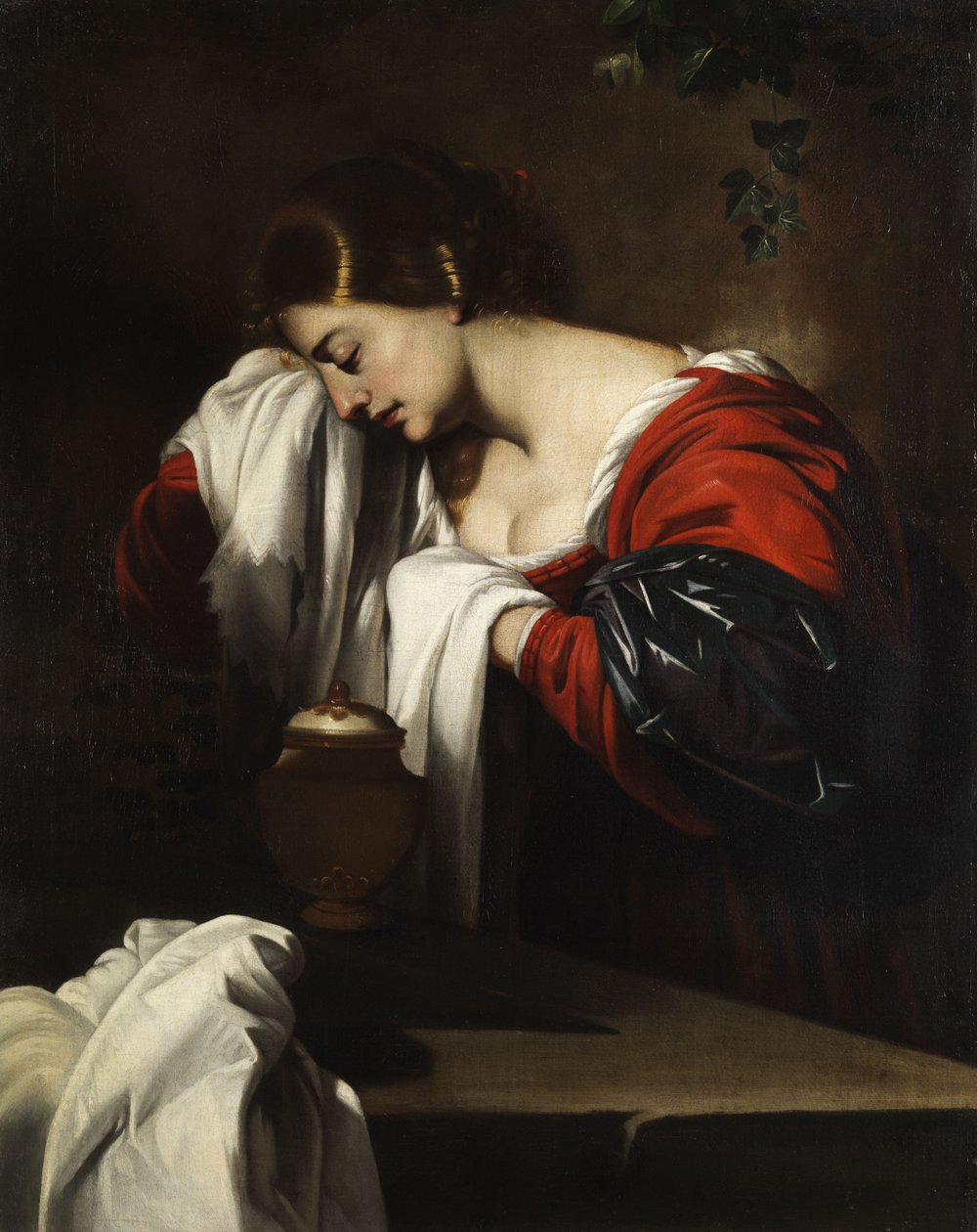 Sørgende St. Mary Magdalene med salvebeholderen af Nicolas Regnier