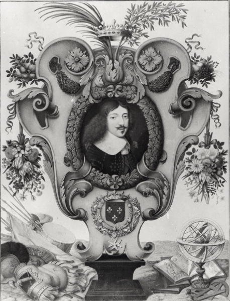 Portræt af Gaston dOrleans (1608-60) (wc på pergament) af Nicolas Robert
