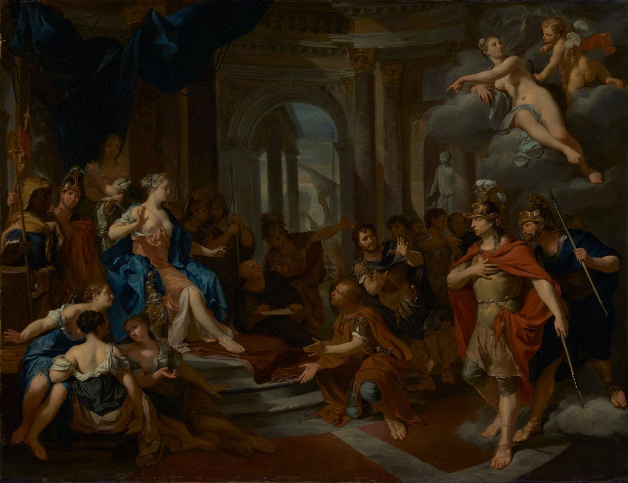 Dido og Aeneas af Nicolas Verkolye