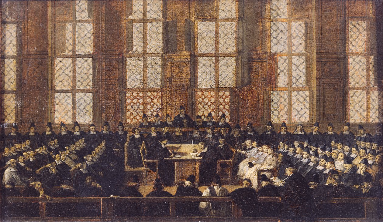 Dissidentebiskoppernes appel ved Sorbonne, 5. marts 1717 af Nicolas Vleughels