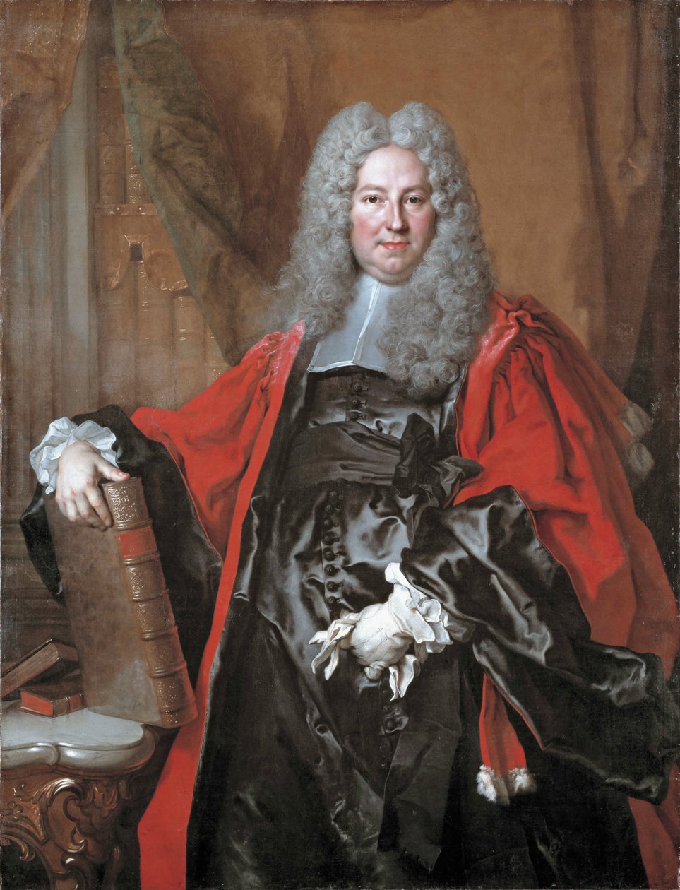 Portræt af Barthélemy-Jean-Claude PupilPortuguês af Nicolas de Largillière