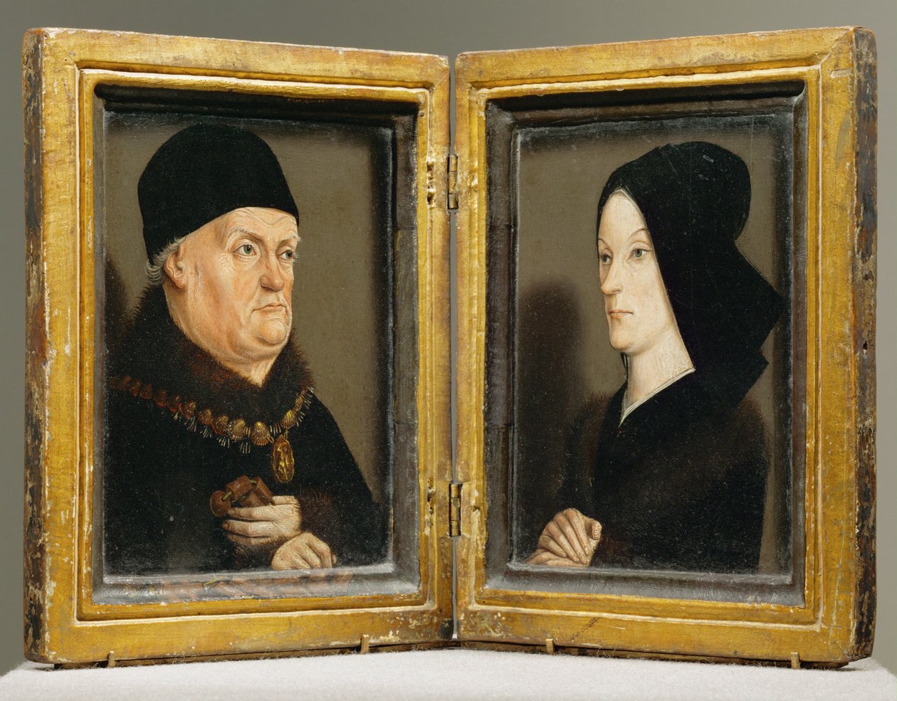 Matheron-diptykon ... af Nicolas (after) Froment