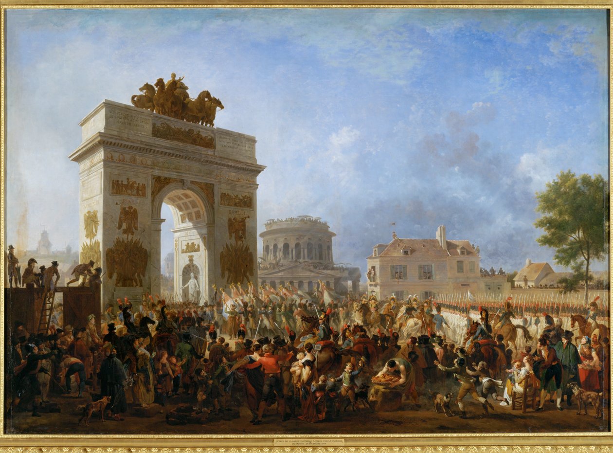 Entree de la Garde Imperiale a Paris, par la barriere de Pantin, le 15 novembre 1807 ... af Nicolas Antoine Taunay