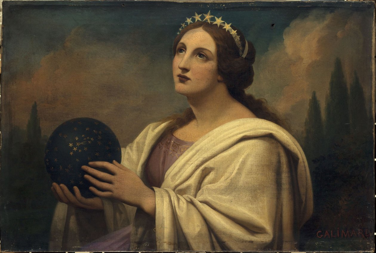 Allegori på videnskab eller astronomi af Nicolas Auguste Galimard