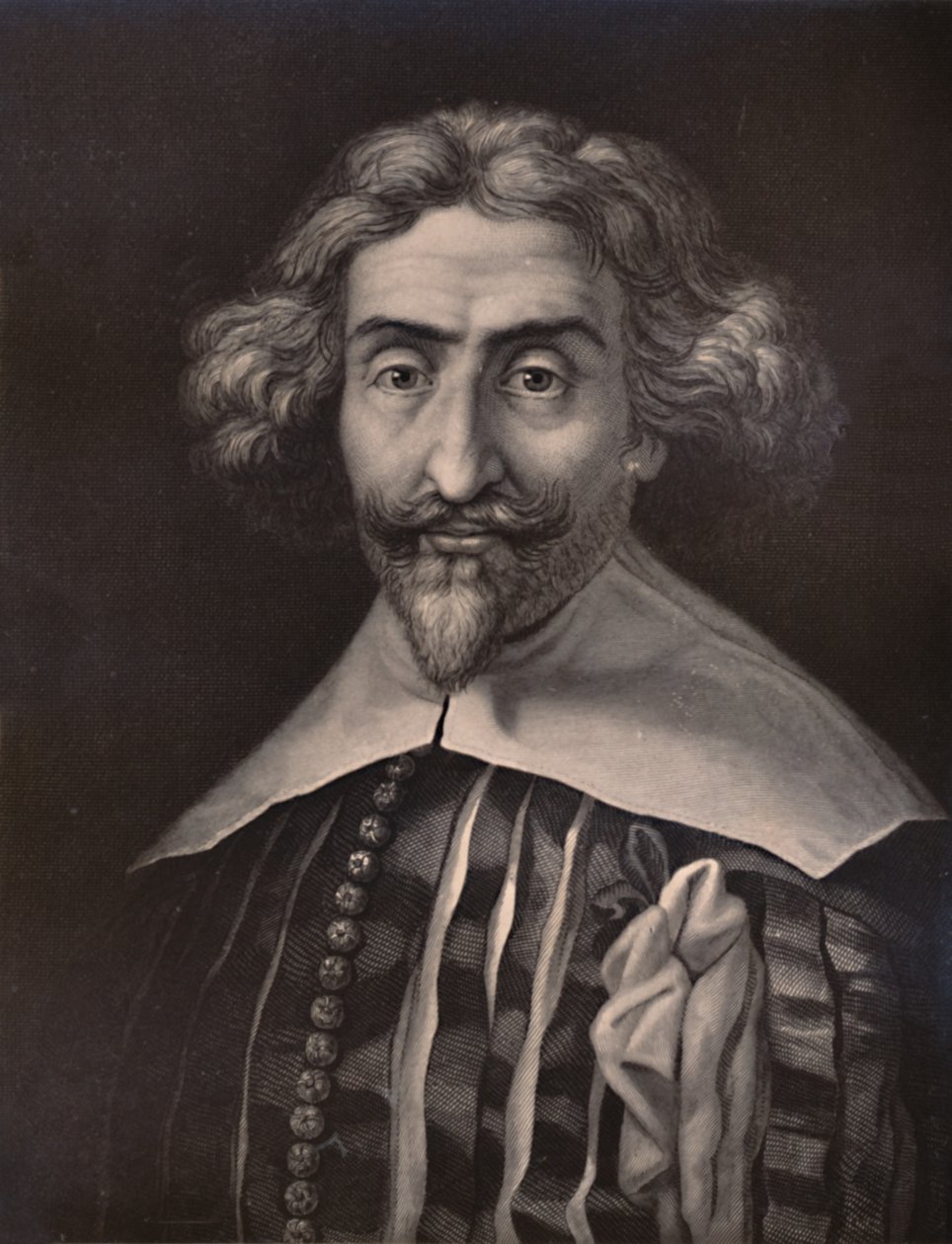 Miguel de Cervantes, spansk forfatter, 1800-tallet 1894 af Nicolas Auguste Leisnier