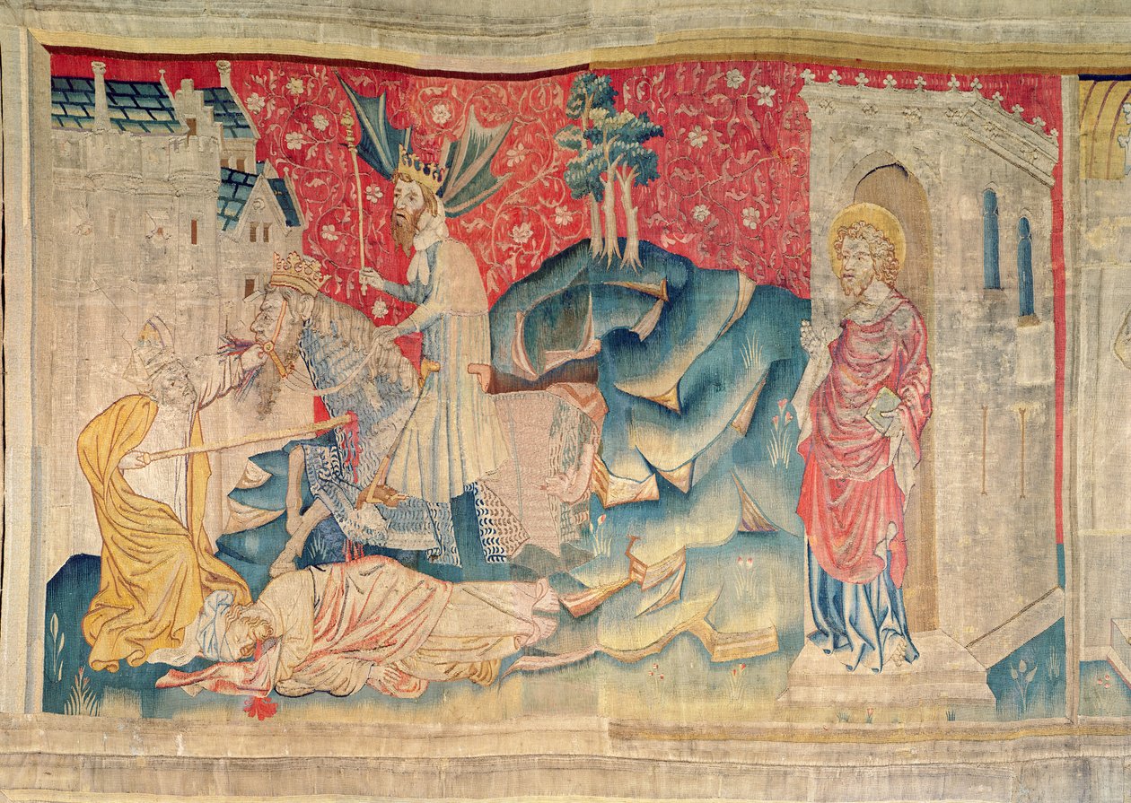 De to vidners død, 1373-87 (tæppe) af Nicolas Bataille