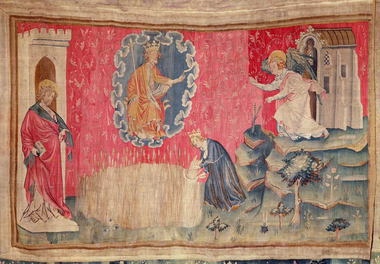 De udvalgtes høst, fra Apocalypse Tapestry of Angers, 1373-87 (tapet) af Nicolas Bataille