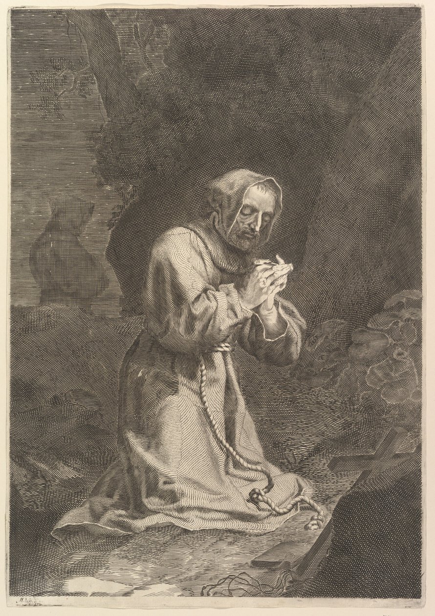 Sankt Frans af Assisi. af Nicolas Bazin
