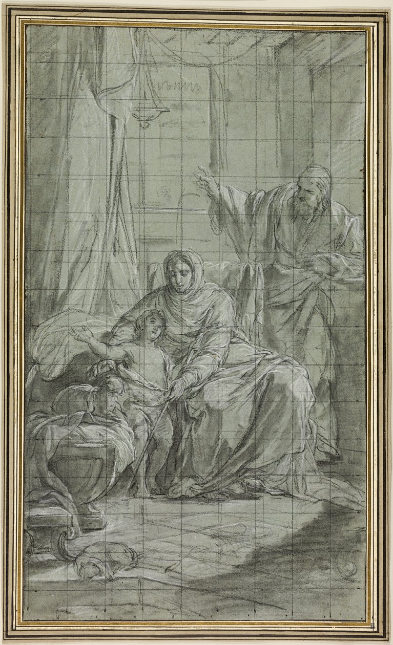 Johannes Døberens familie af Nicolas Bernard Lepicie
