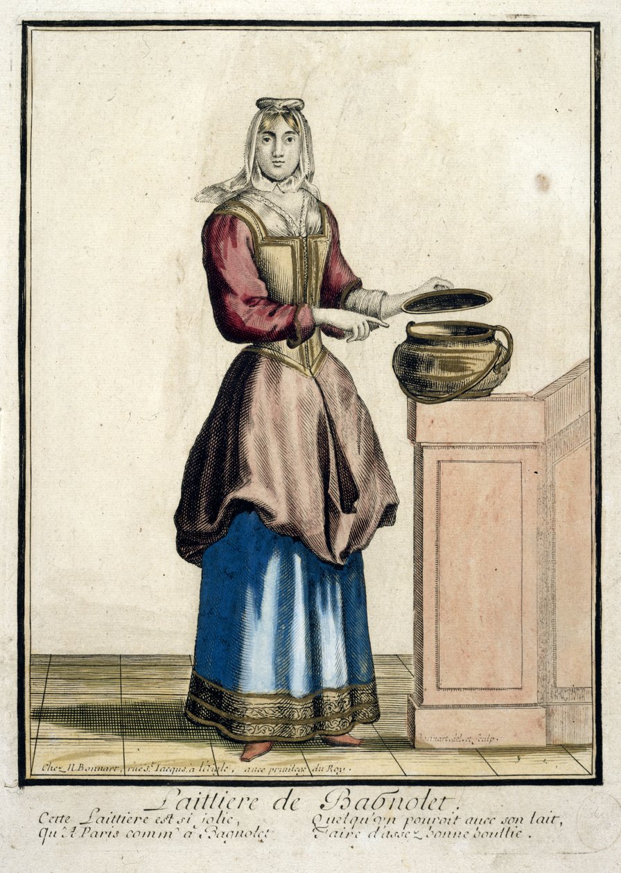 Malkepige fra Bagnolet af Nicolas Bonnart