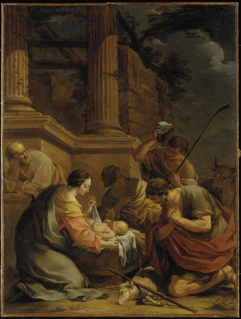 Hyrdernes tilbedelse af Nicolas Chaperon