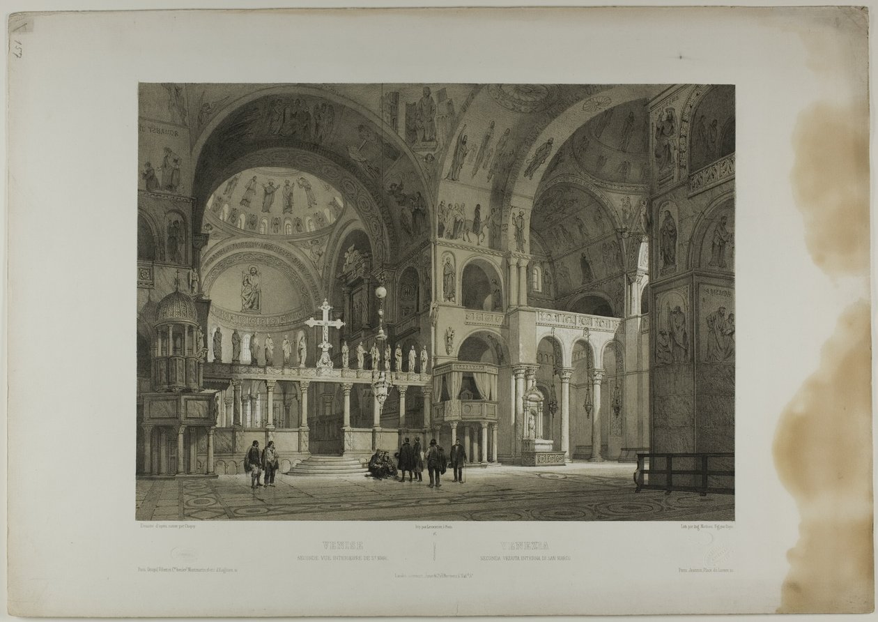 Venedig: Second interior View of St. Mark