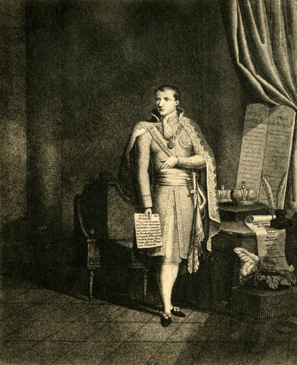 Napoleon første kejser af den franske konge af Italien, c1810, 1921. af Nicolas Colibert