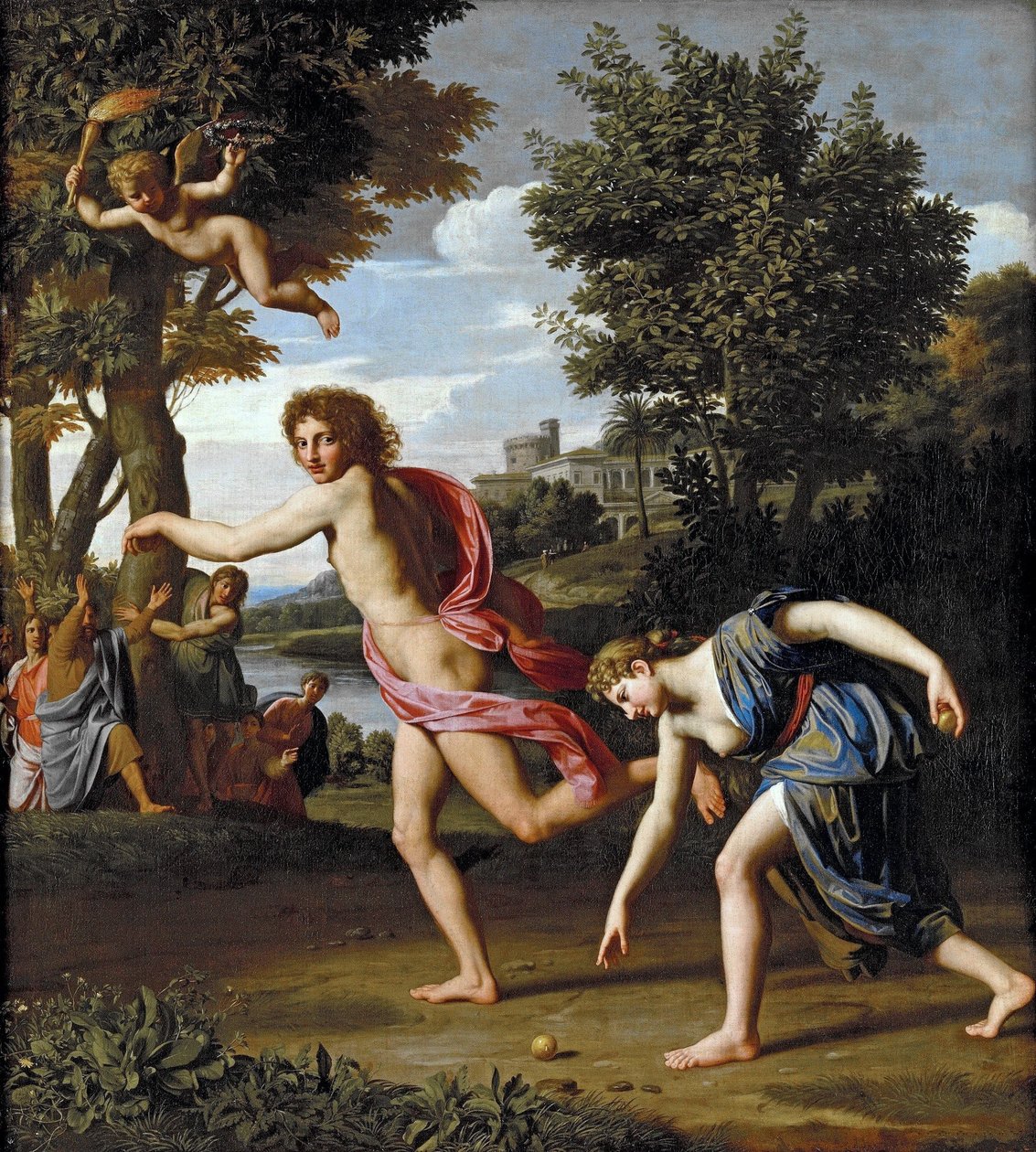 Hippomenes og Atalanta af Nicolas Colombel