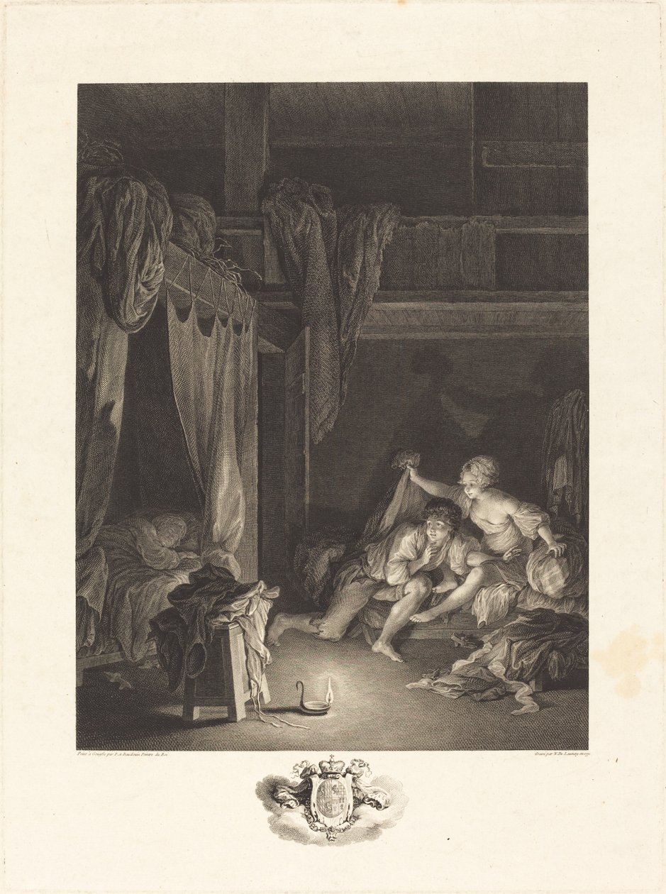 Sentinel er standard af Nicolas Delaunay after Pierre Antoine Baudouin