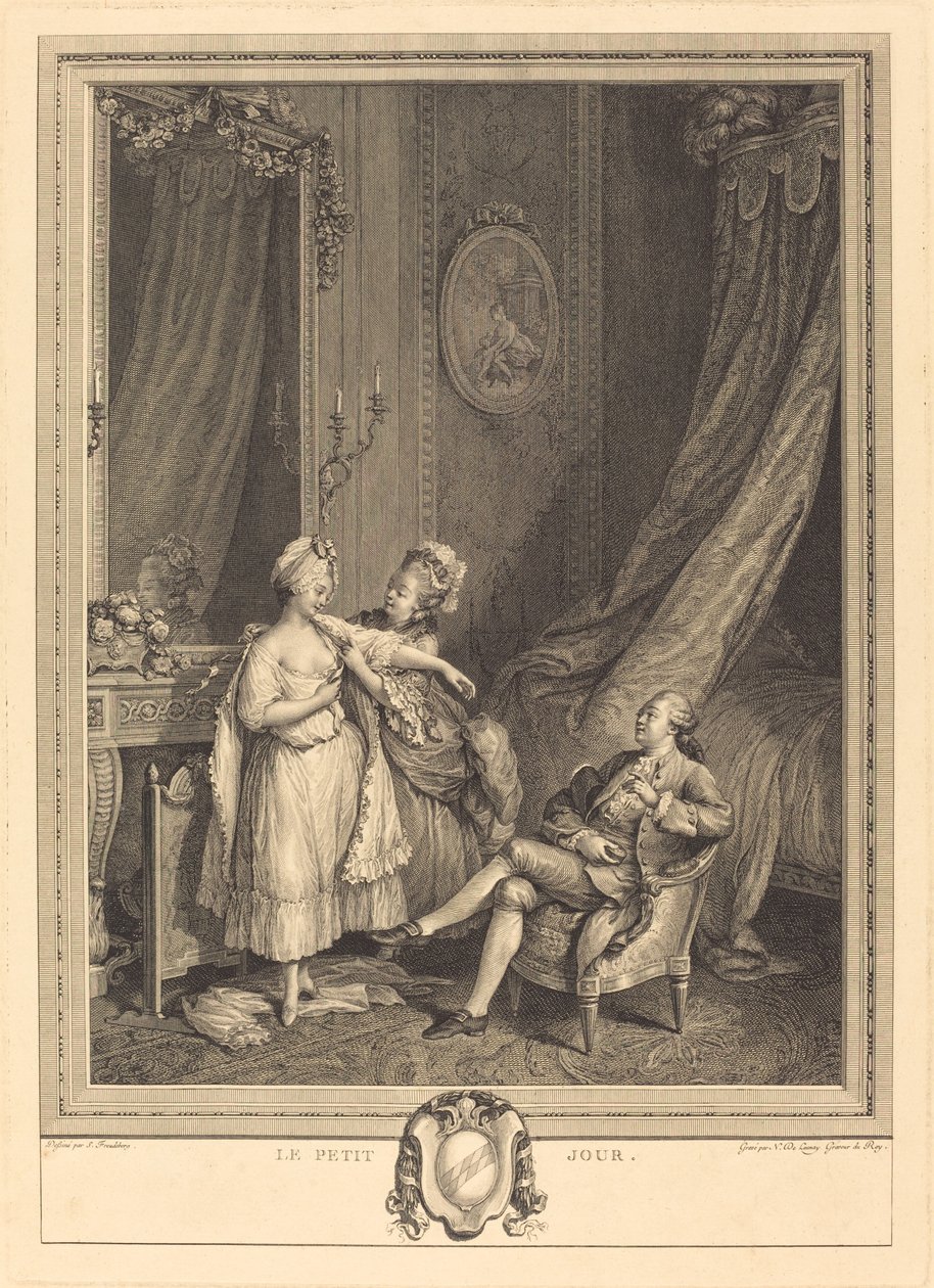 Den lille dag af Nicolas Delaunay after Sigmund Freudenberger