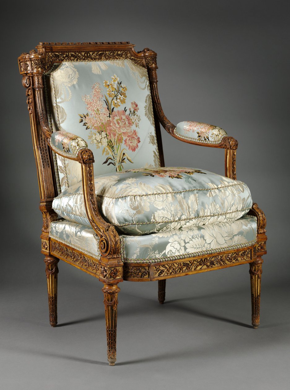 Lænestol (Fauteuil), ca. 1785 (buksbom) af Nicolas Denis Delaisement