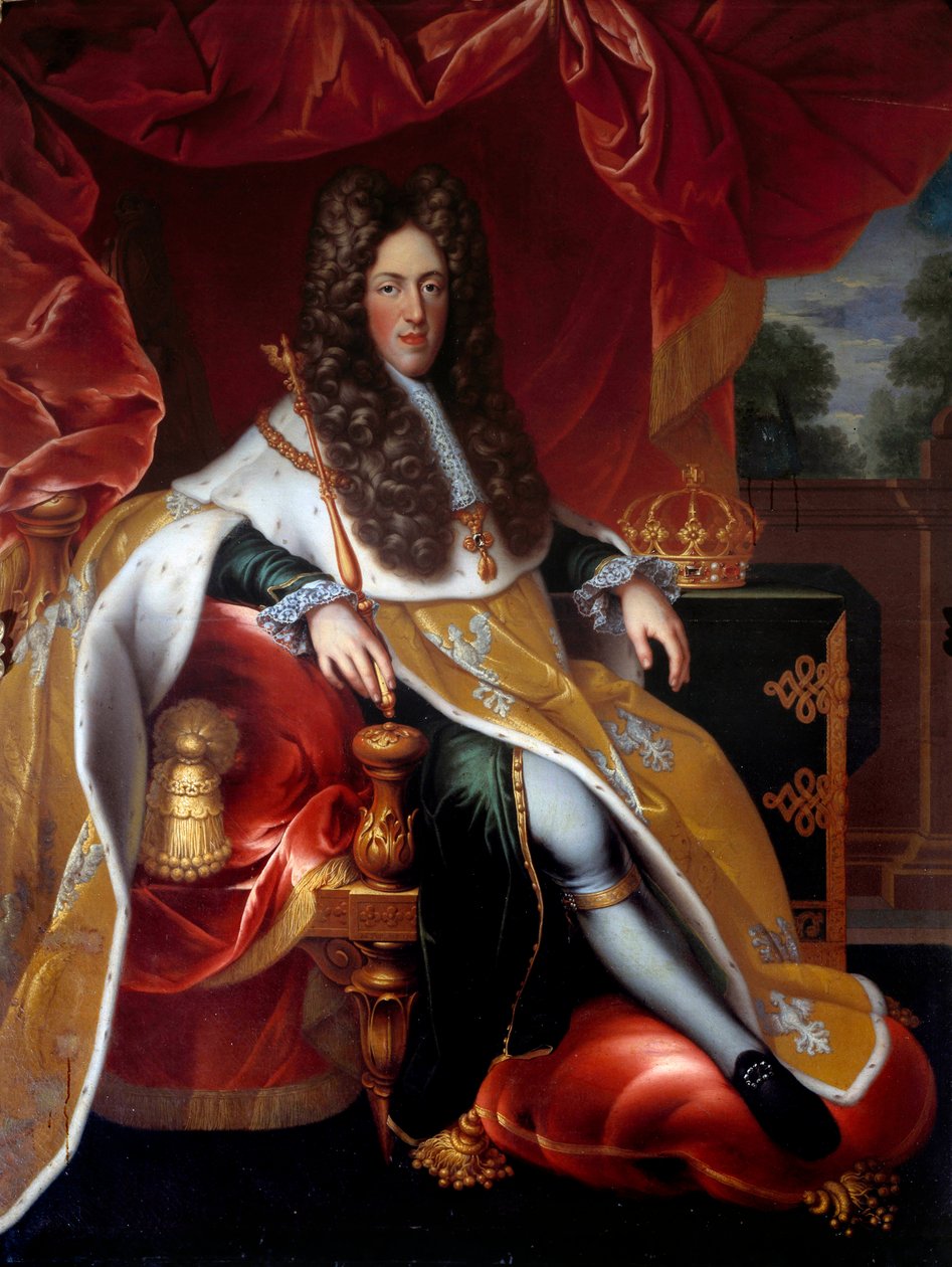 Portræt i foden af Leopold I (1679-1729) hertug af Lorraine i 1703. Maleri af Nicolas Dupuy (1650-1711) af Nicolas Dupuy