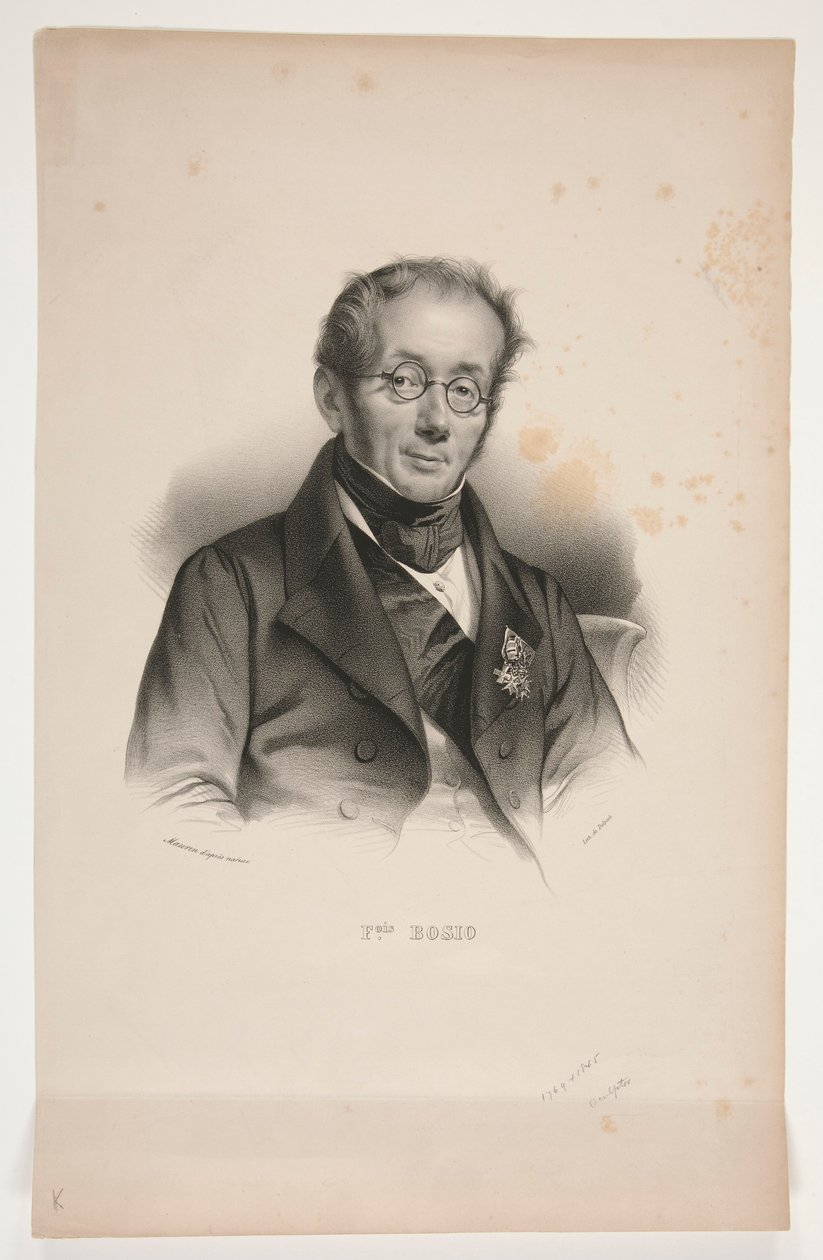 Portræt af [Baron Fran?ois-Joseph] Bosio af Nicolas Eustache Maurin