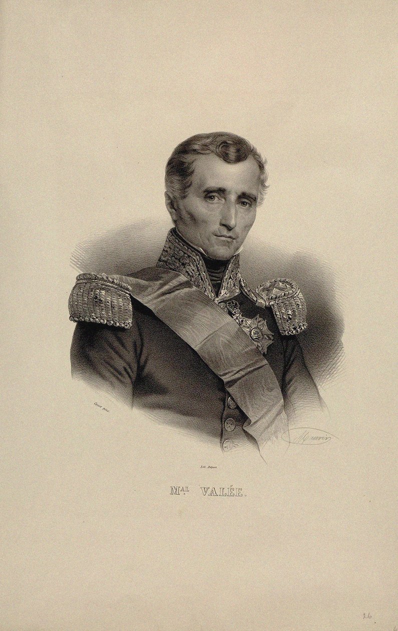 Portræt af Sylvain-Charles, Comte Valée 1773-1846. af Nicolas Eustache Maurin